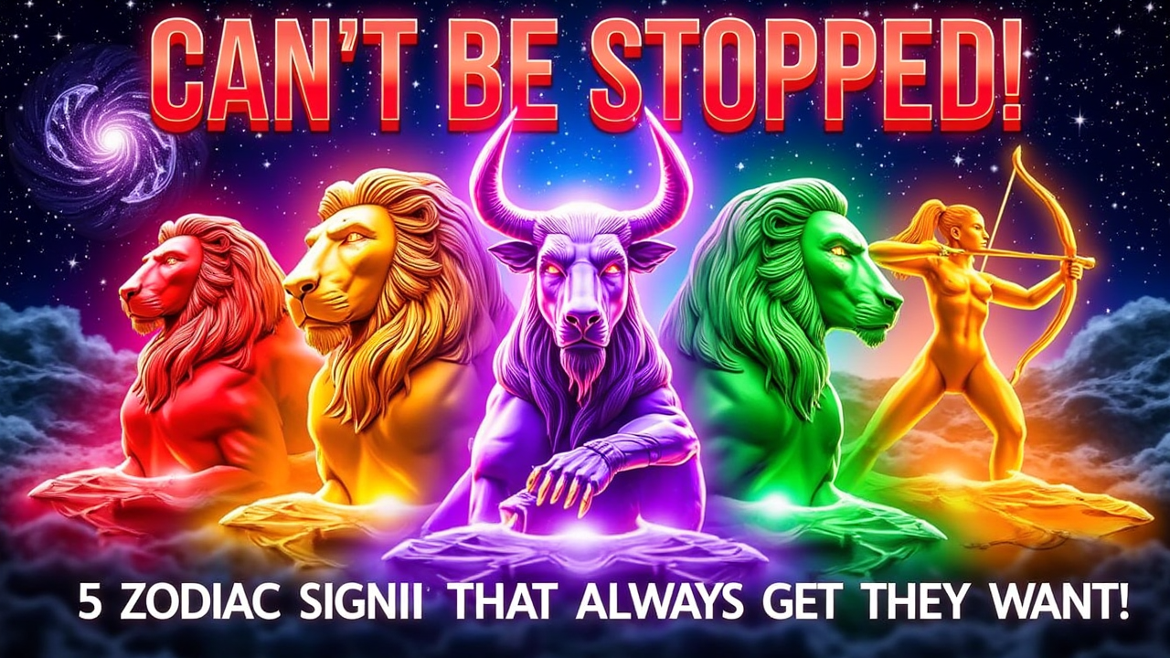 Can’t Be Stopped! 5 Zodiac Signs That Always Get What They Want!