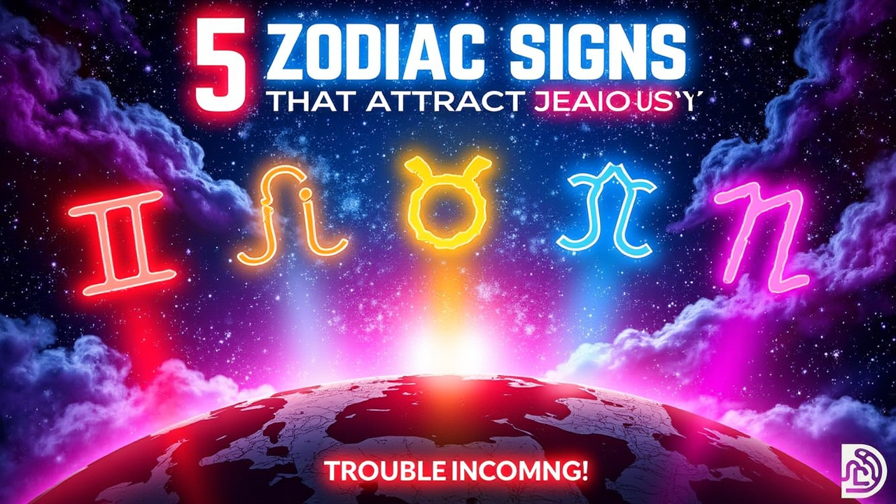 Trouble Incoming! 5 Zodiac Signs That Attract Jealousy Everywhere!