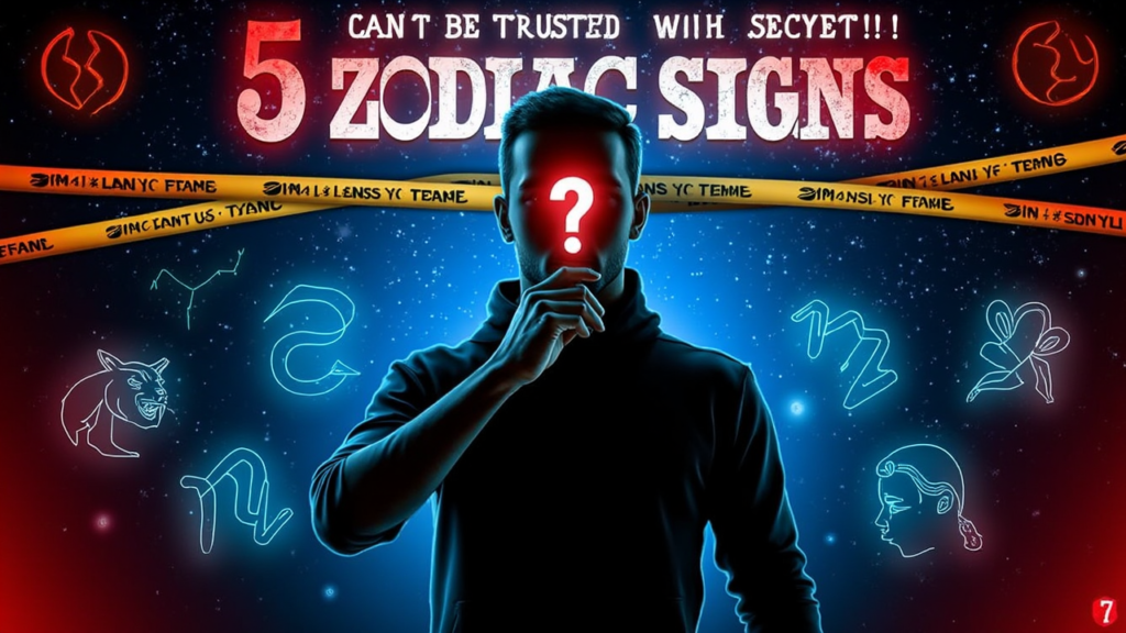 Warning! 5 Zodiac Signs That Can’t Be Trusted with Secrets!