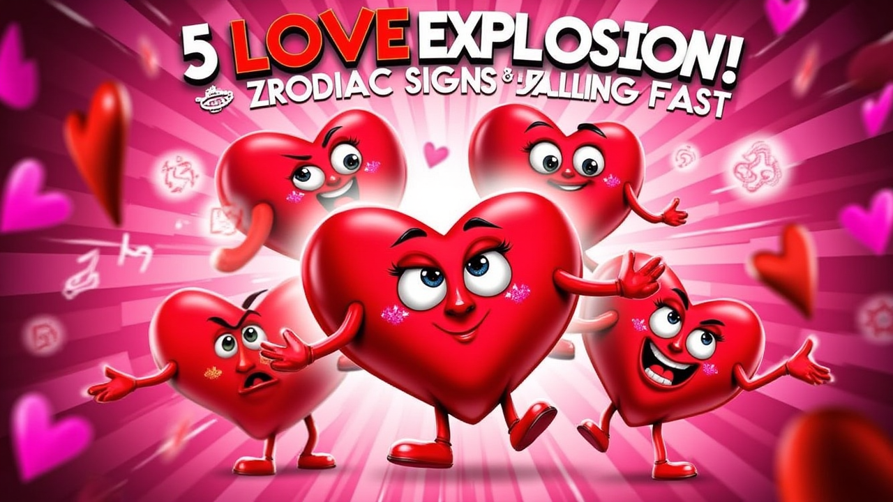 Love Explosion! 5 Zodiac Signs That Fall Hard and Fast!