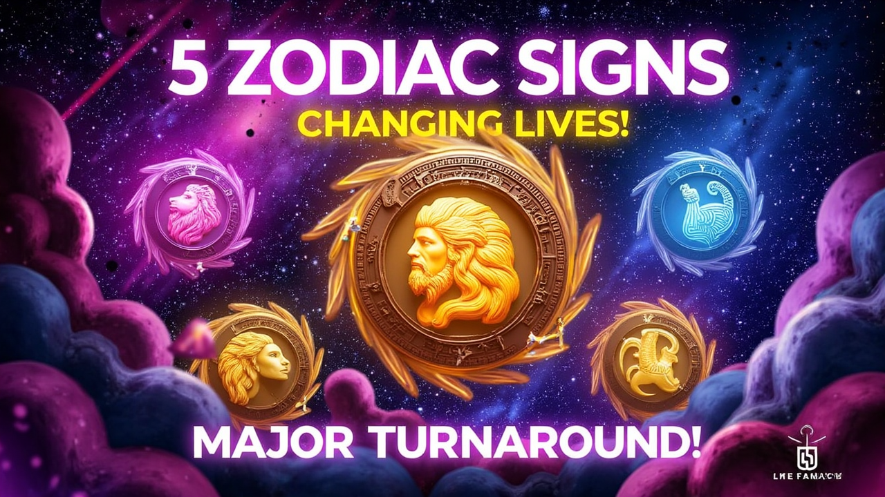 Major Turnaround! 5 Zodiac Signs About to Change Their Lives!