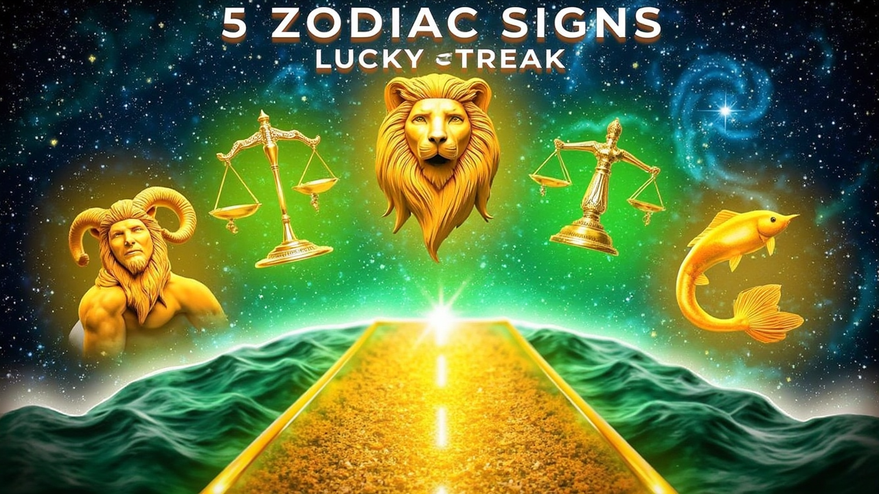 No More Struggles! 5 Zodiac Signs About to Hit a Lucky Streak!